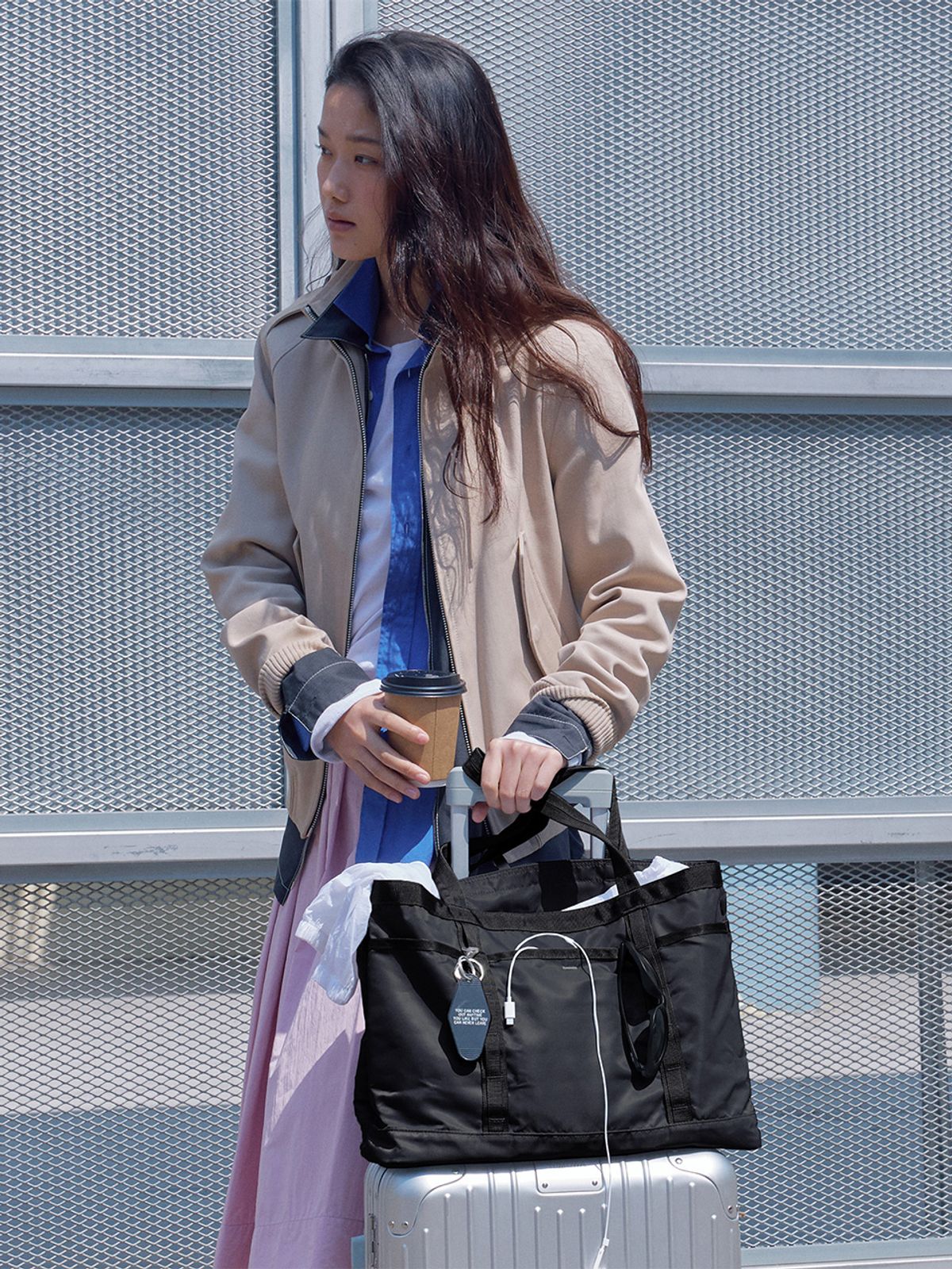 조셉앤스테이시(JOSEPH&STACEY) Stacey Daytrip Light Shopper XM Black