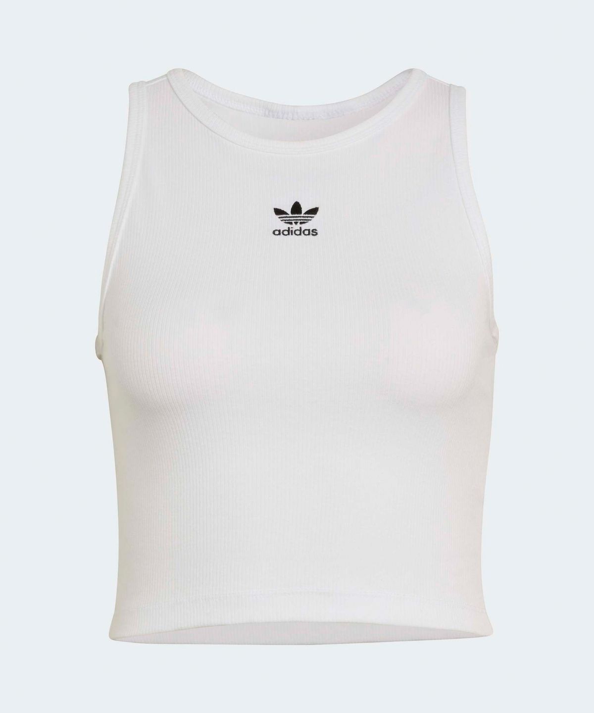 아디다스(ADIDAS) 에센셜 립 탱크탑 - 화이트 / JC9007