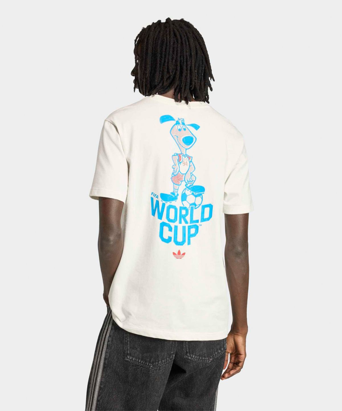아디다스(ADIDAS) 2026 FIFA 월드컵 마스코트 스트라이커 티셔츠 - 클라우드화이트 / KB6216