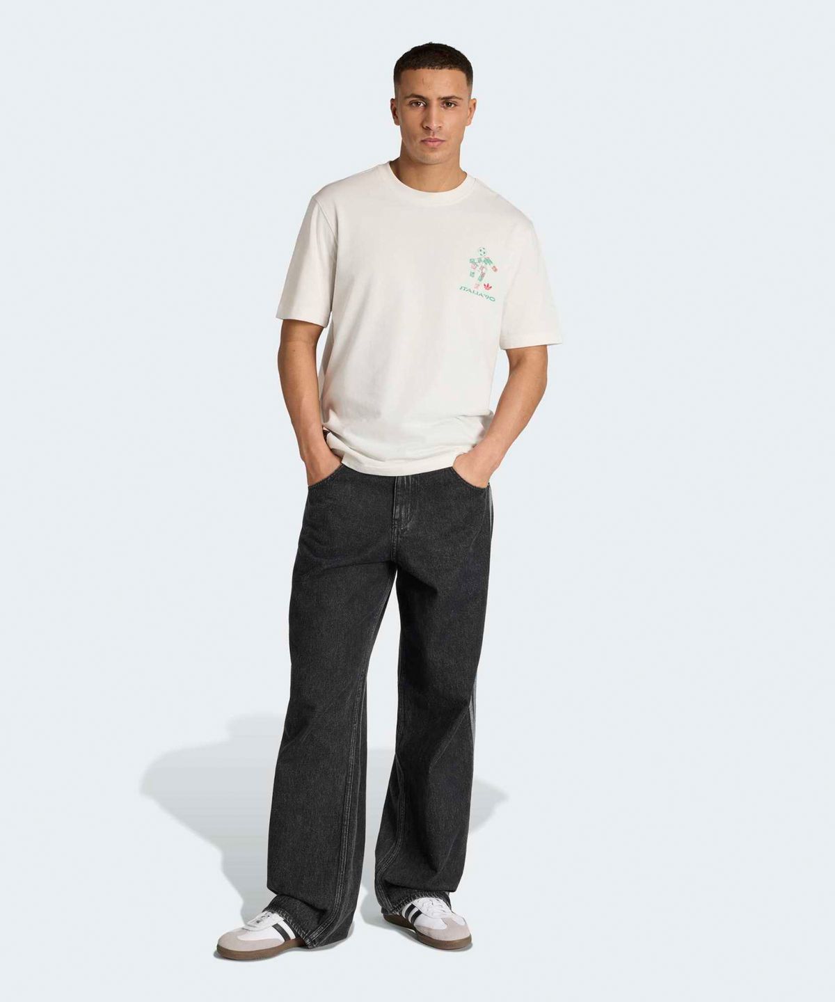 아디다스(ADIDAS) 2026 FIFA 월드컵 마스코트 티셔츠 - 클라우드화이트 / KB6217