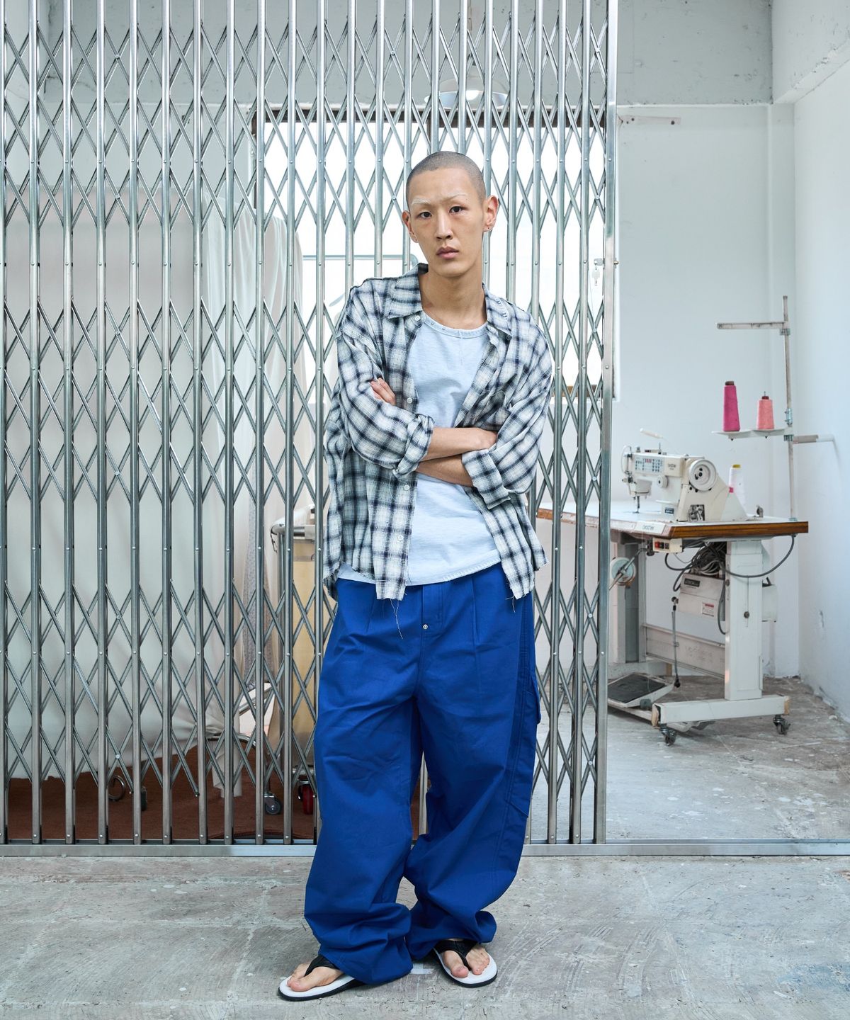 노쿨러스(NOSCOULEURS) UL CARGO PANTS 04 BLUE