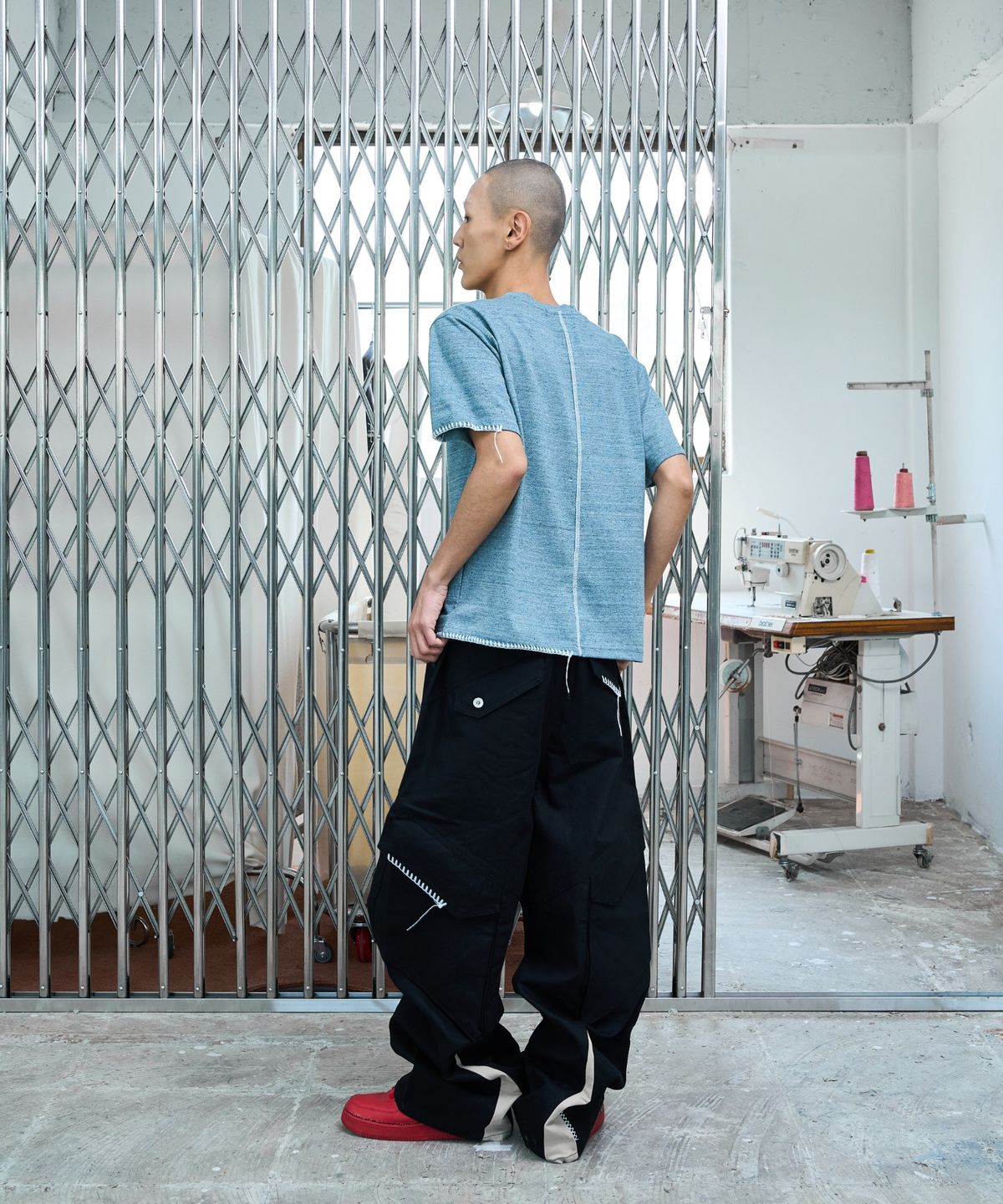 노쿨러스(NOSCOULEURS) UL CARGO PANTS 04 BLACK