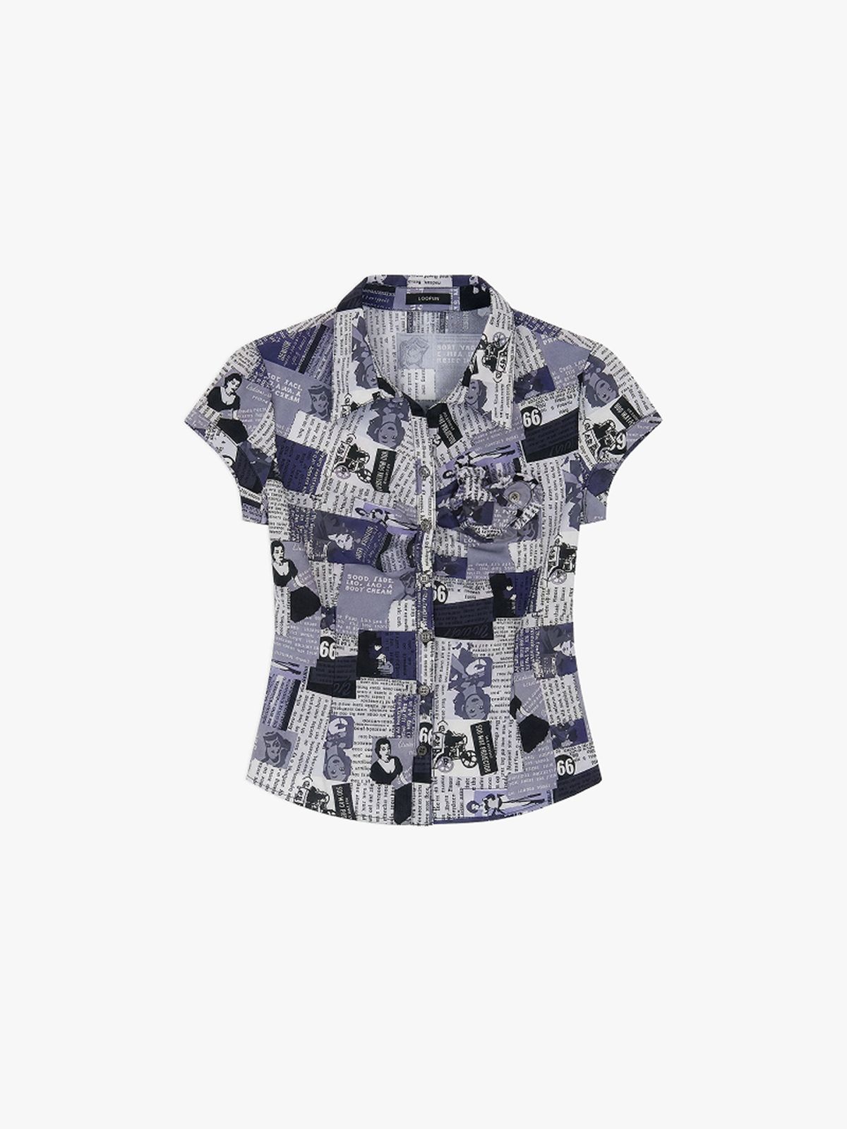 루펀(LOOFUN) Heart Pocket Film Shirt / 하트포켓 필름 셔츠