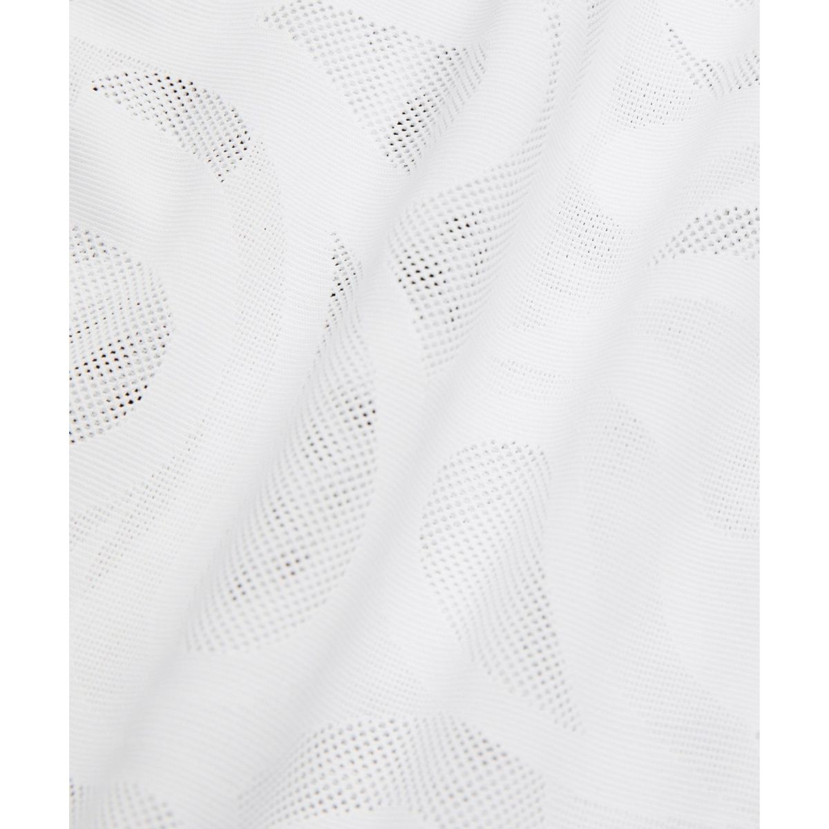 룰루레몬(LULULEMON) 페이즐리 메쉬 하이넥 테니스 폴로 셔츠  WHT IVYG