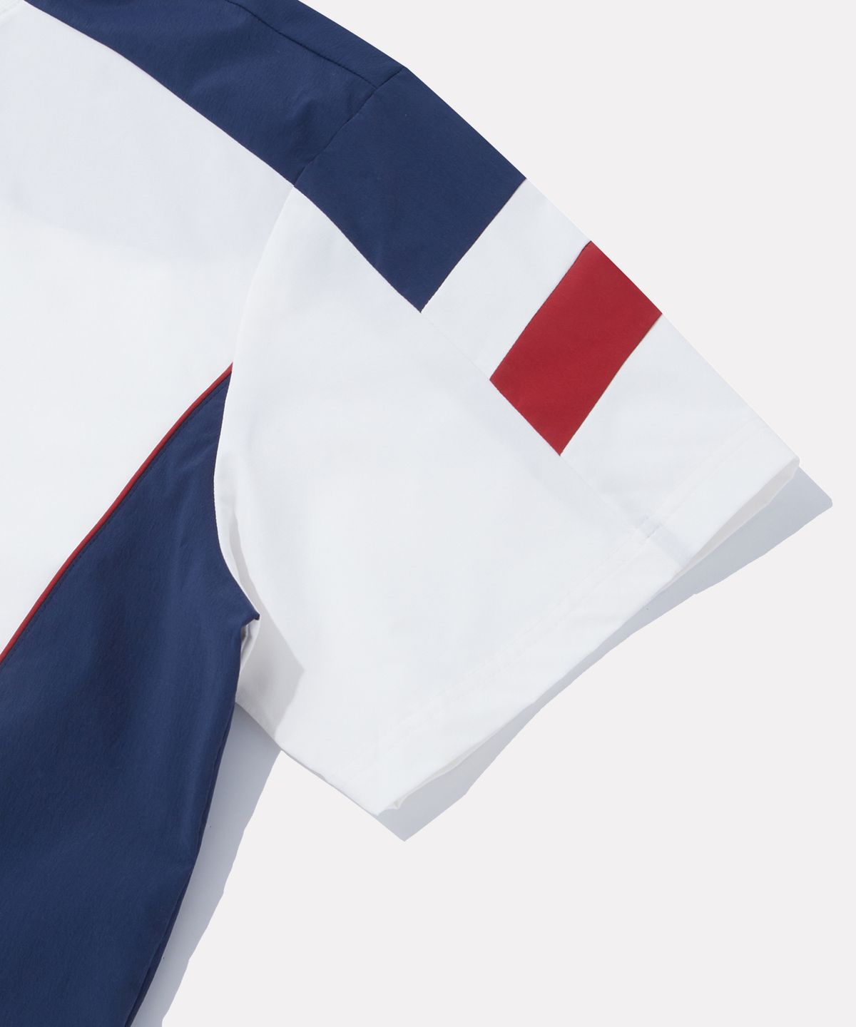 리복(REEBOK) 아이스실드 반팔 피스테 - 화이트:네이비