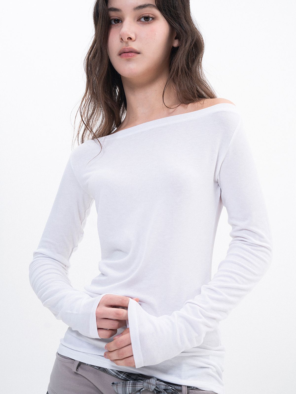 루펀(LOOFUN) Jelly Long Sleeve / 젤리 롱 슬리브 [White]