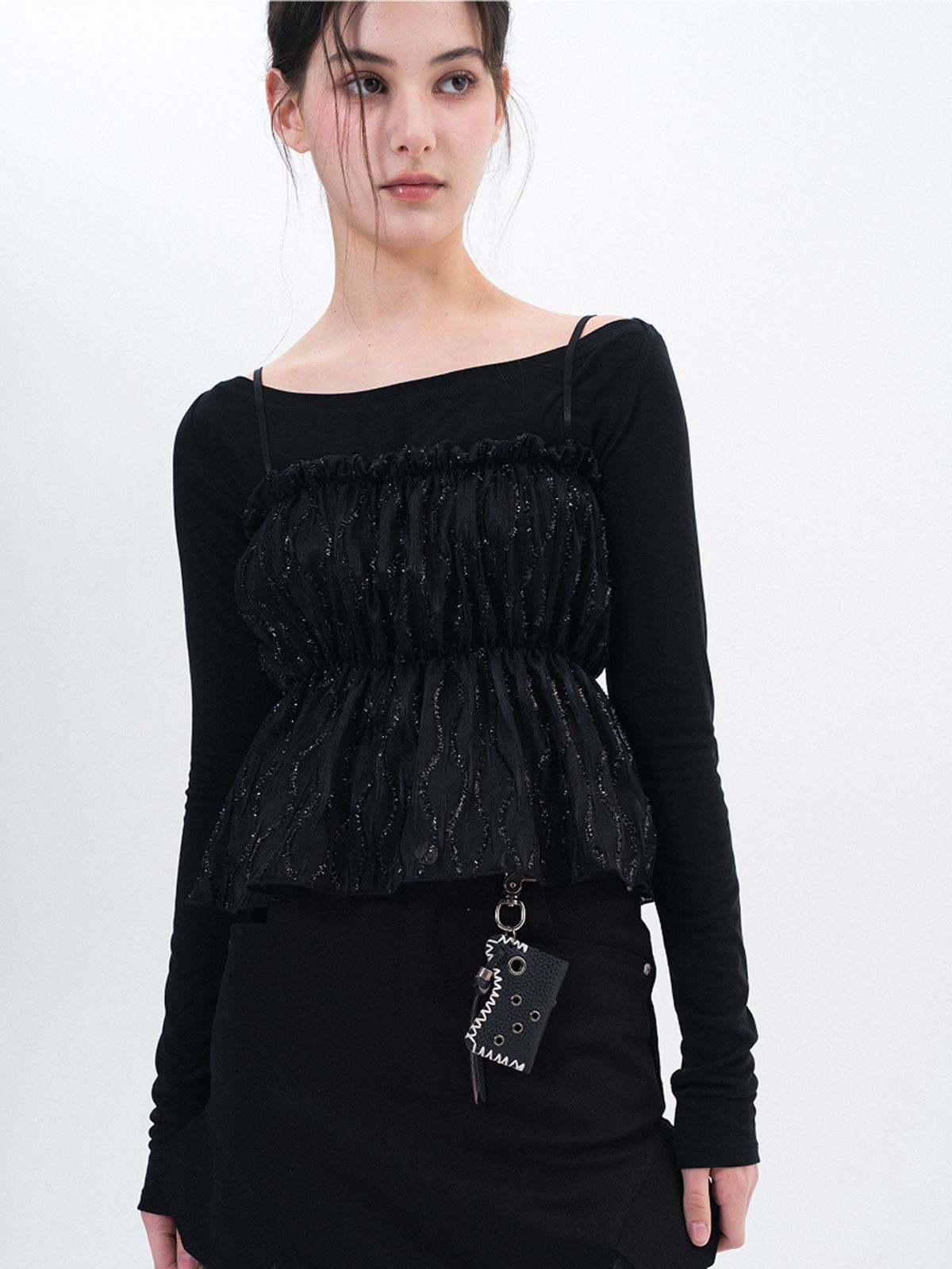 루펀(LOOFUN) Jelly Long Sleeve / 젤리 롱 슬리브 [Black]