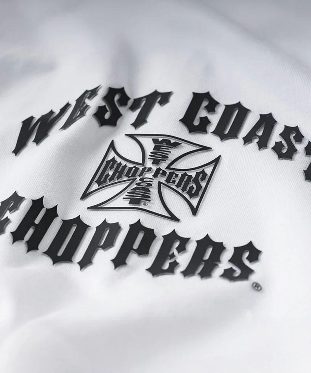웨스트코스트챠퍼스(WEST COAST CHOPPERS) WCC 아이언 오버사이즈 티 - 화이트