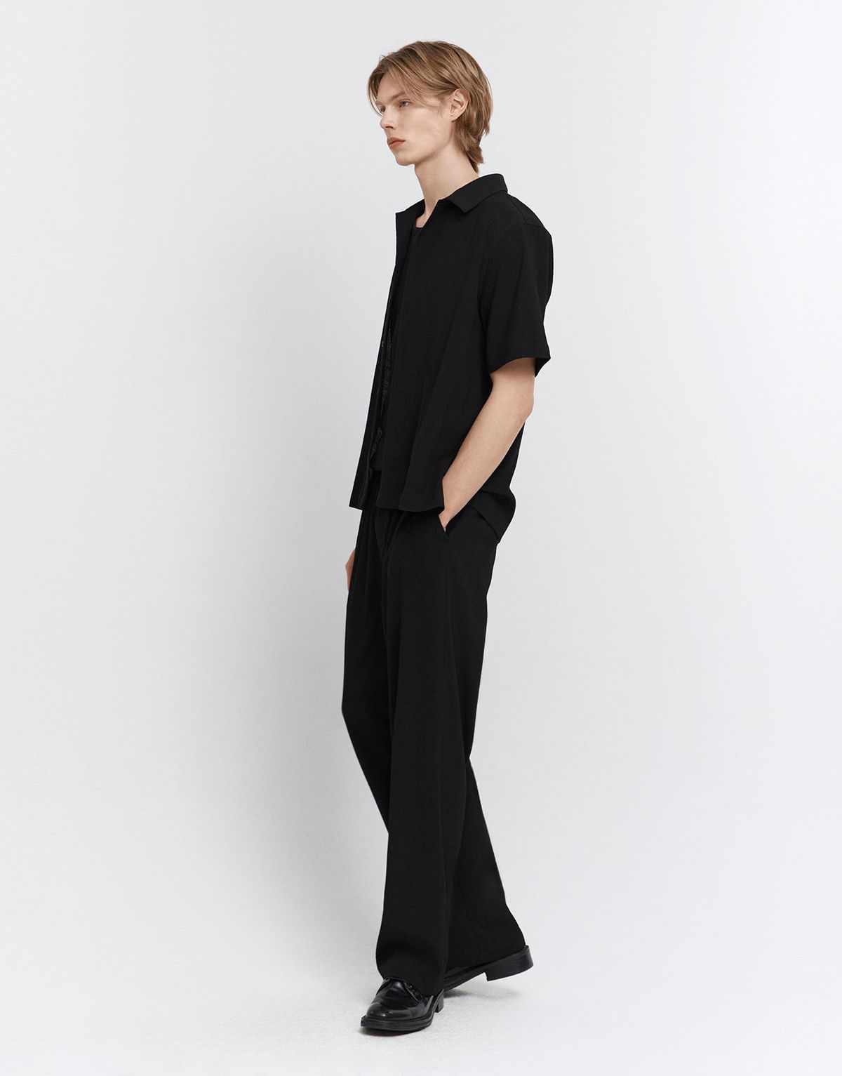 컨셉원(CONCEPTS1ONE) 크링클 워싱 반팔 셔츠 10046531/046531 [2color]