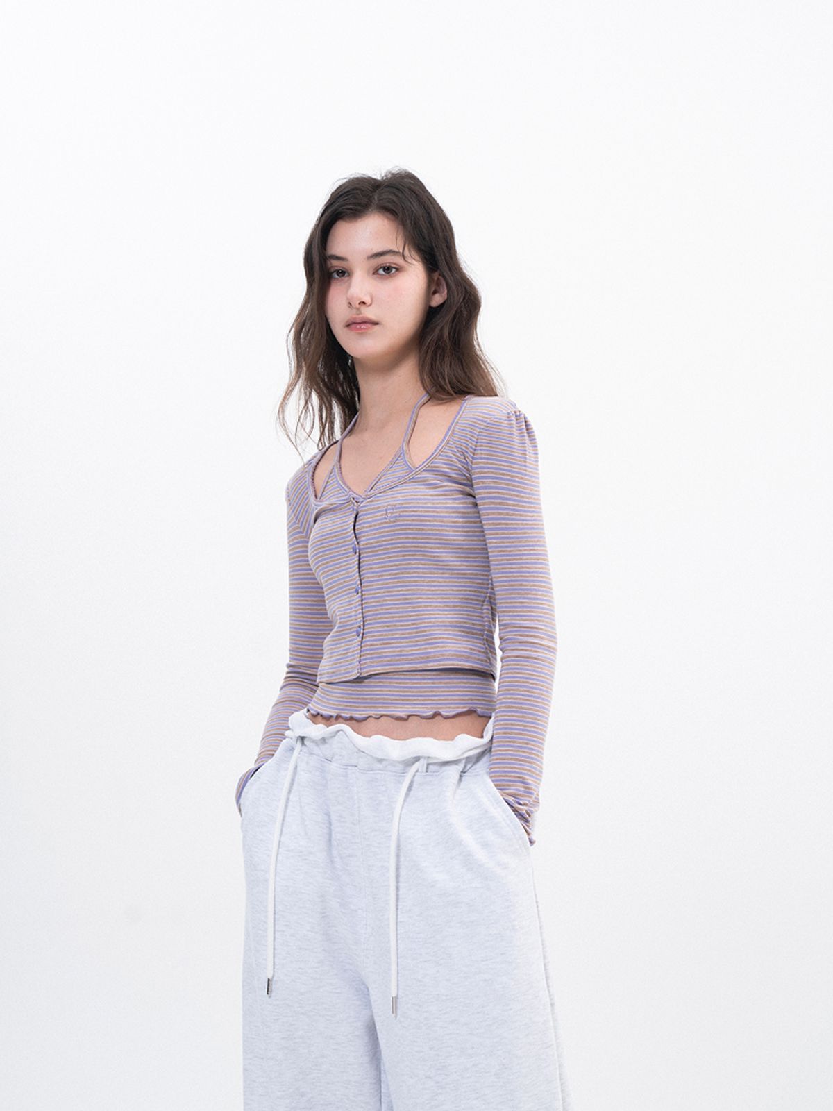 루펀(LOOFUN) Pico Halter Sleeveless / 피코 홀터 슬리브리스 [Purple]