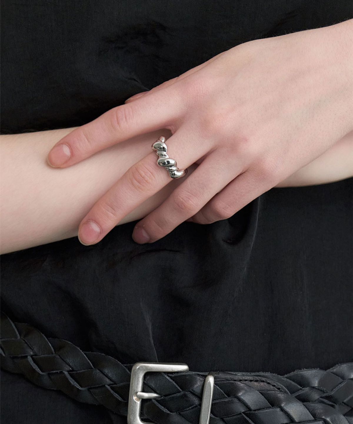 할렌(HALDEN) bold twisted ring (R020_silver)