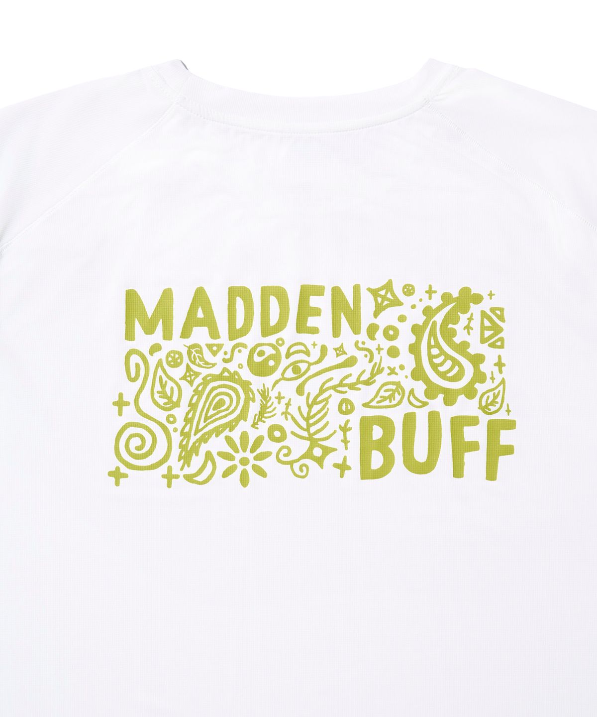 매든(MADDEN) 매든 X Buff 그래픽 반팔 티셔츠 화이트