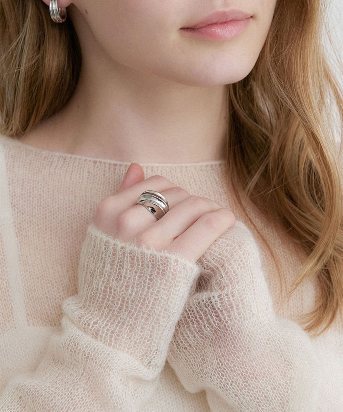 할렌(HALDEN) curved bold ring (R021_silver)