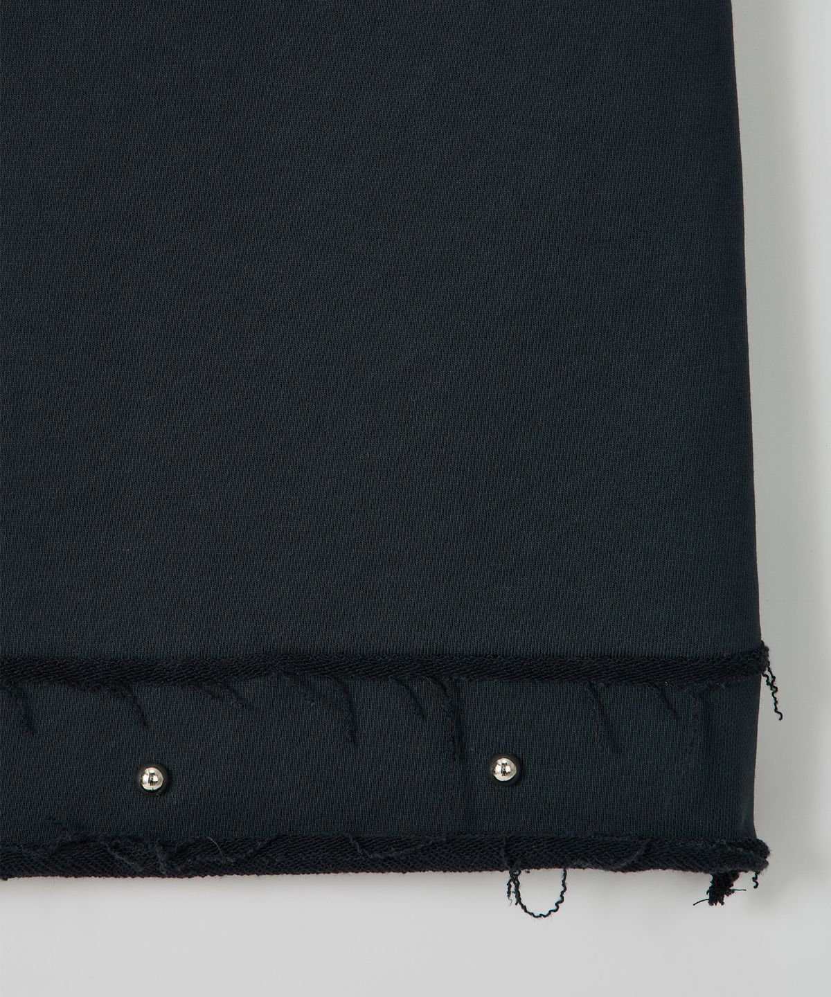 살롱 드 욘(SALON DE YOHN) Studded Sweat Skirt_ Charcoal