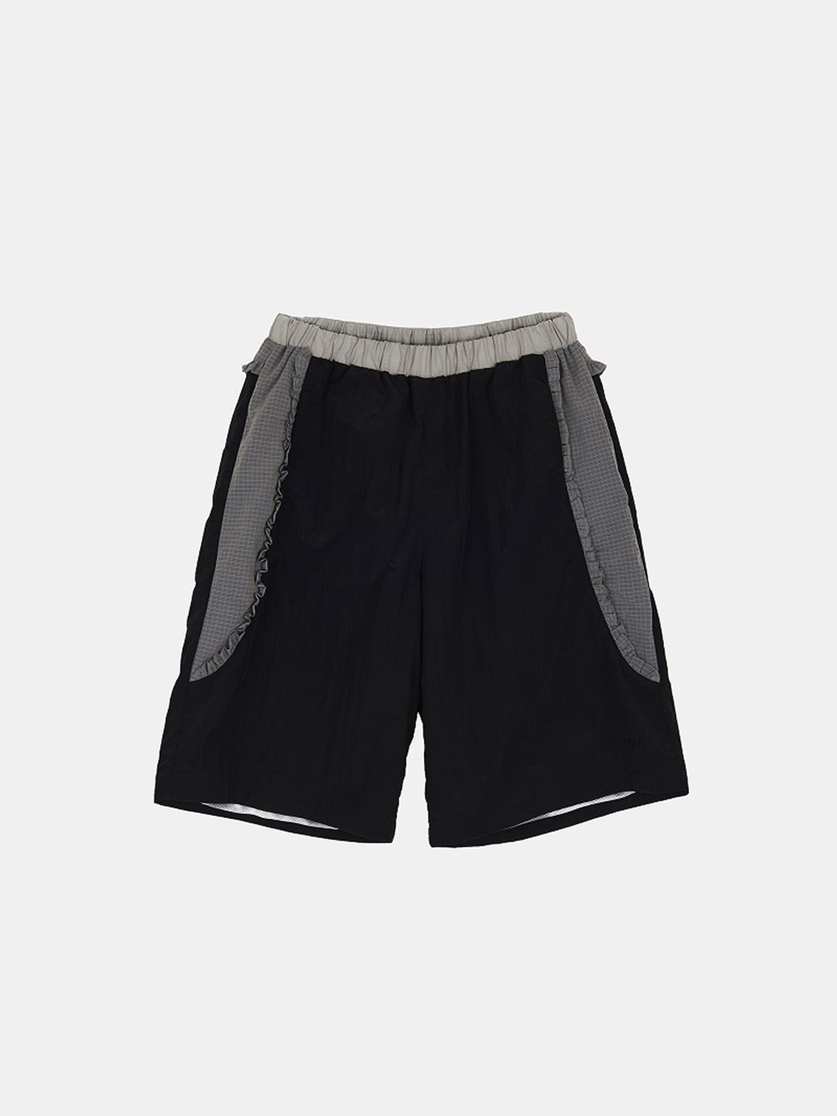 루펀(LOOFUN) Frill Anorak Pants / 프릴 아노락 팬츠 [Black]