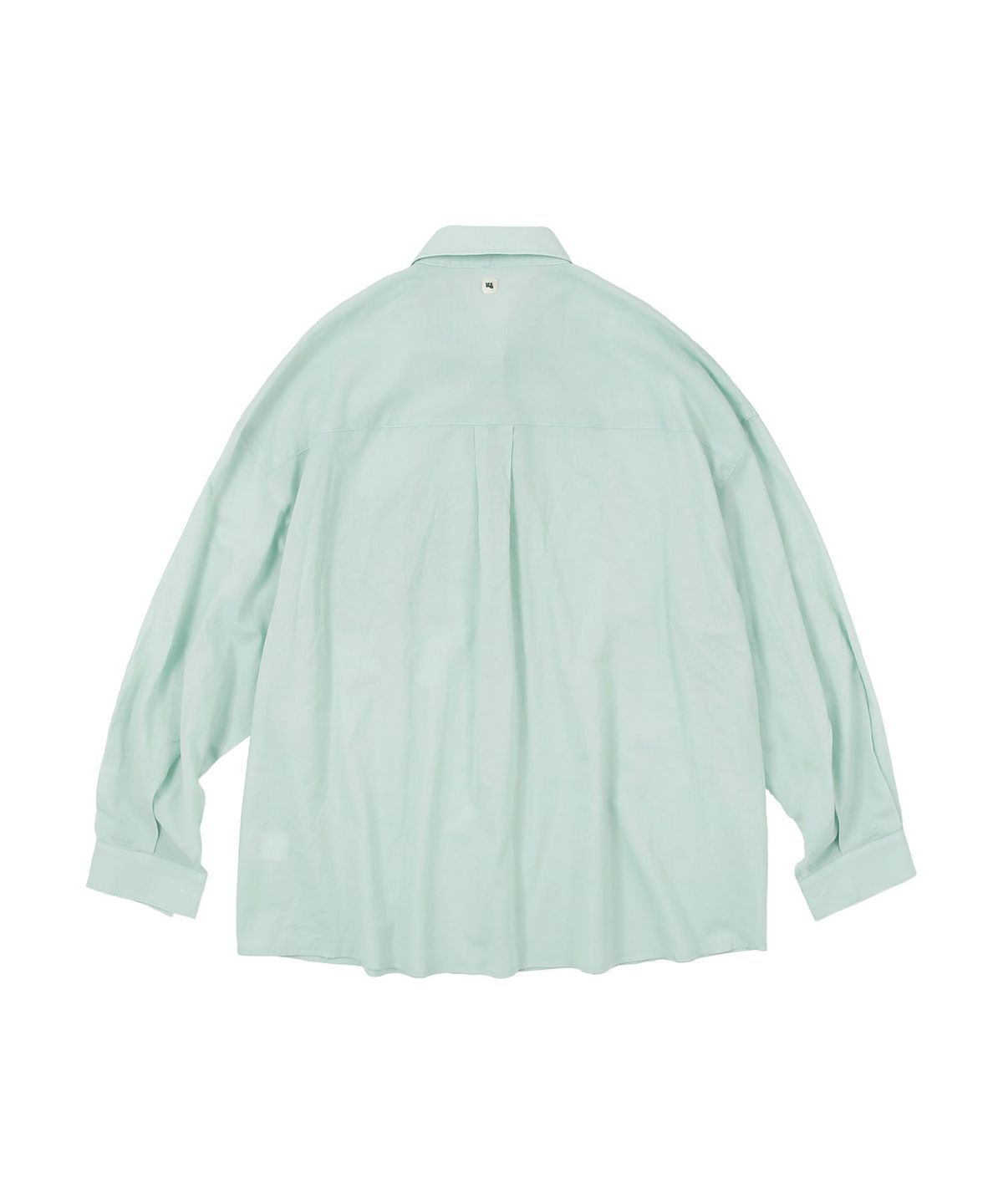 키지코(KIJIKO) ke206. Shirring Pocket Overfit Shirt Mint