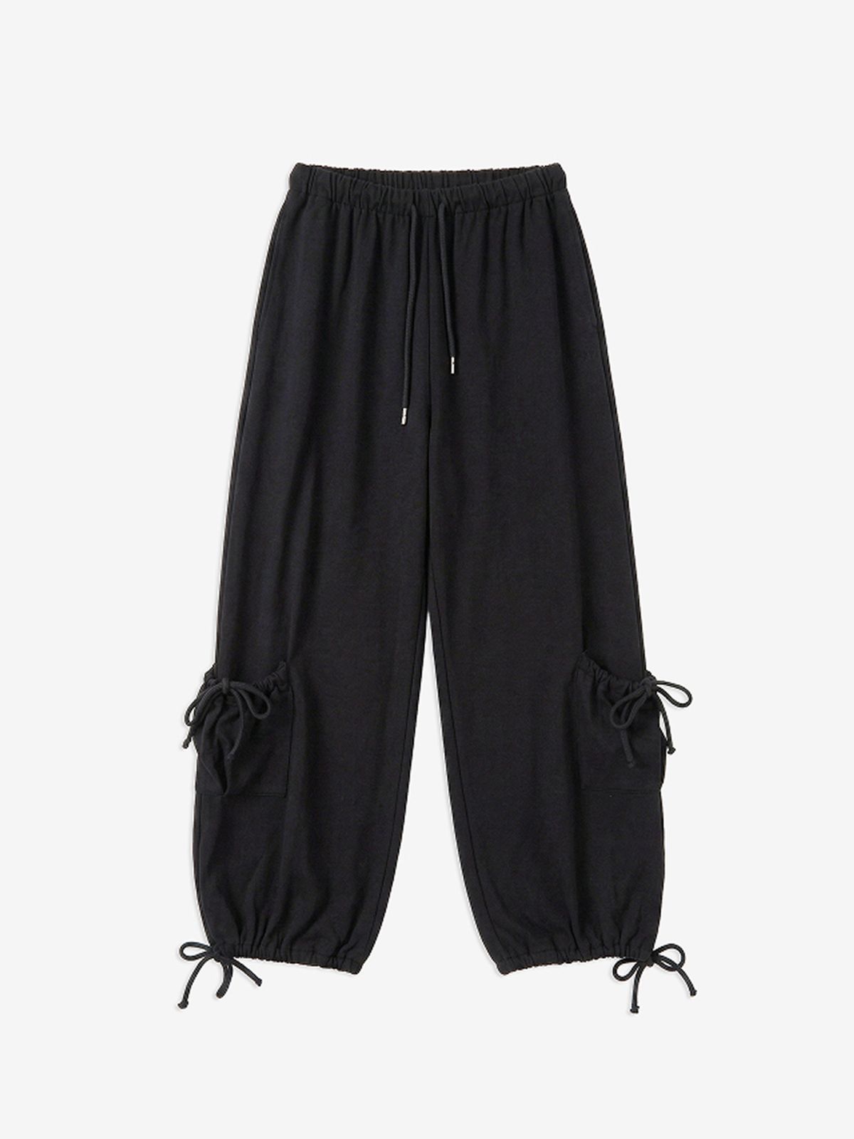 루펀(LOOFUN) Cargo Sweat Pants / 카고 스웨트 팬츠 [Black]