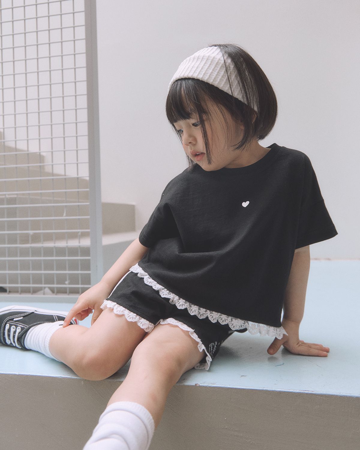 로아앤제인(ROANJANE) 마야 티셔츠+스완 팬츠 SET