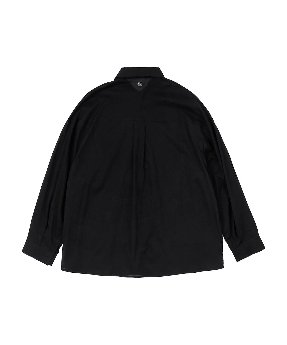 키지코(KIJIKO) ke206. Shirring Pocket Overfit Shirt Black