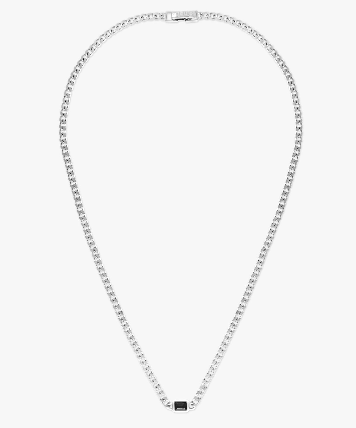 스몰굿띵(SMGT) STONE CHAIN 목걸이 [BLACK]
