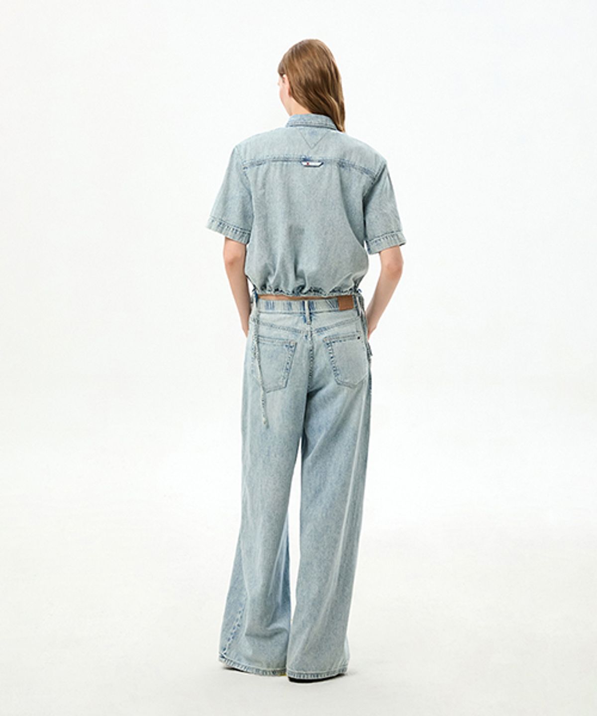 타미진스(TOMMY JEANS) 찰리 와이드 핏 데님 팬츠 (T32G1NEW20TWL11A5)