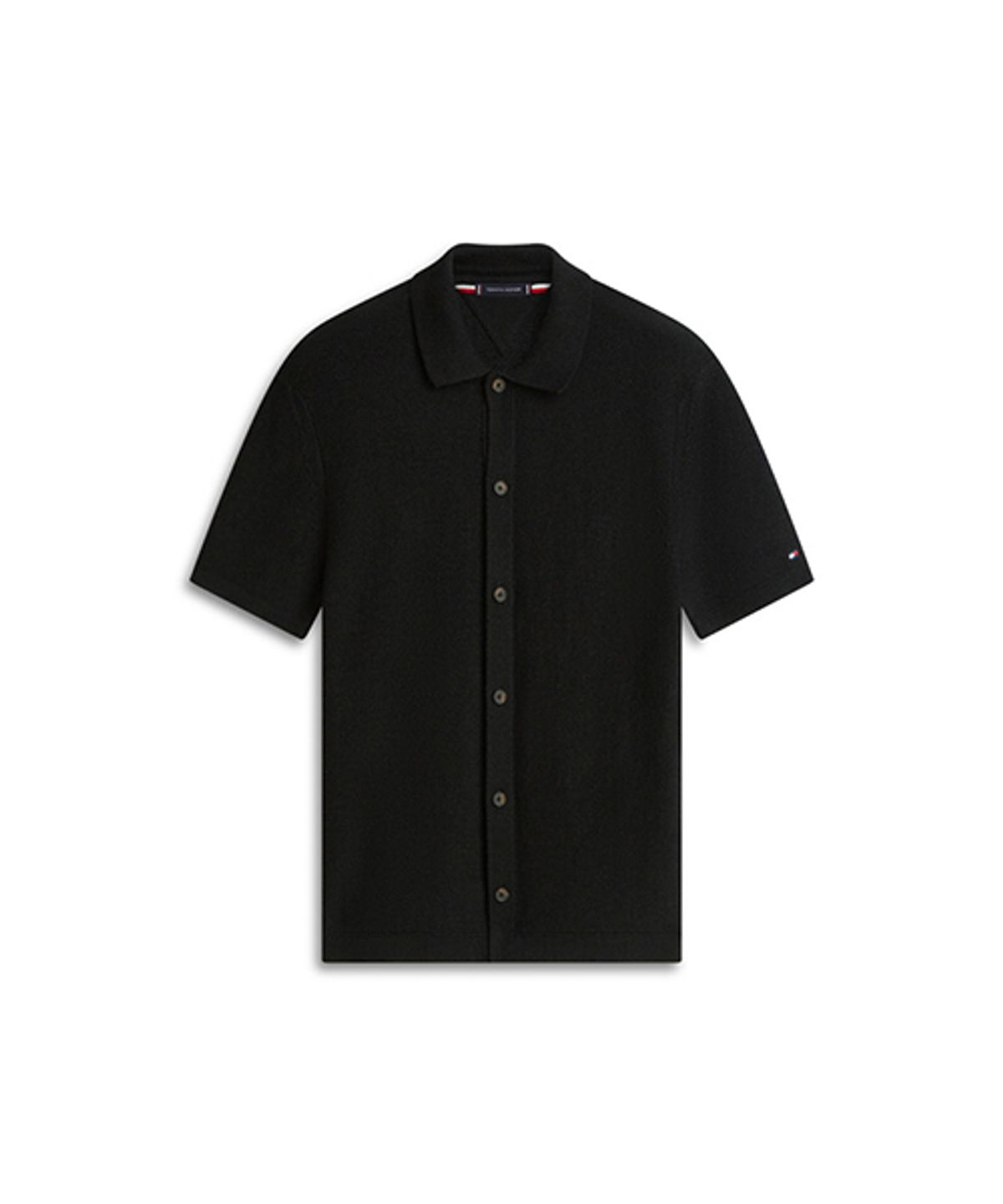 타미힐피거(TOMMY HILFIGER) 코튼 블렌드 니트 셔츠 가디건 (T12G3KCD390MT1BDS)