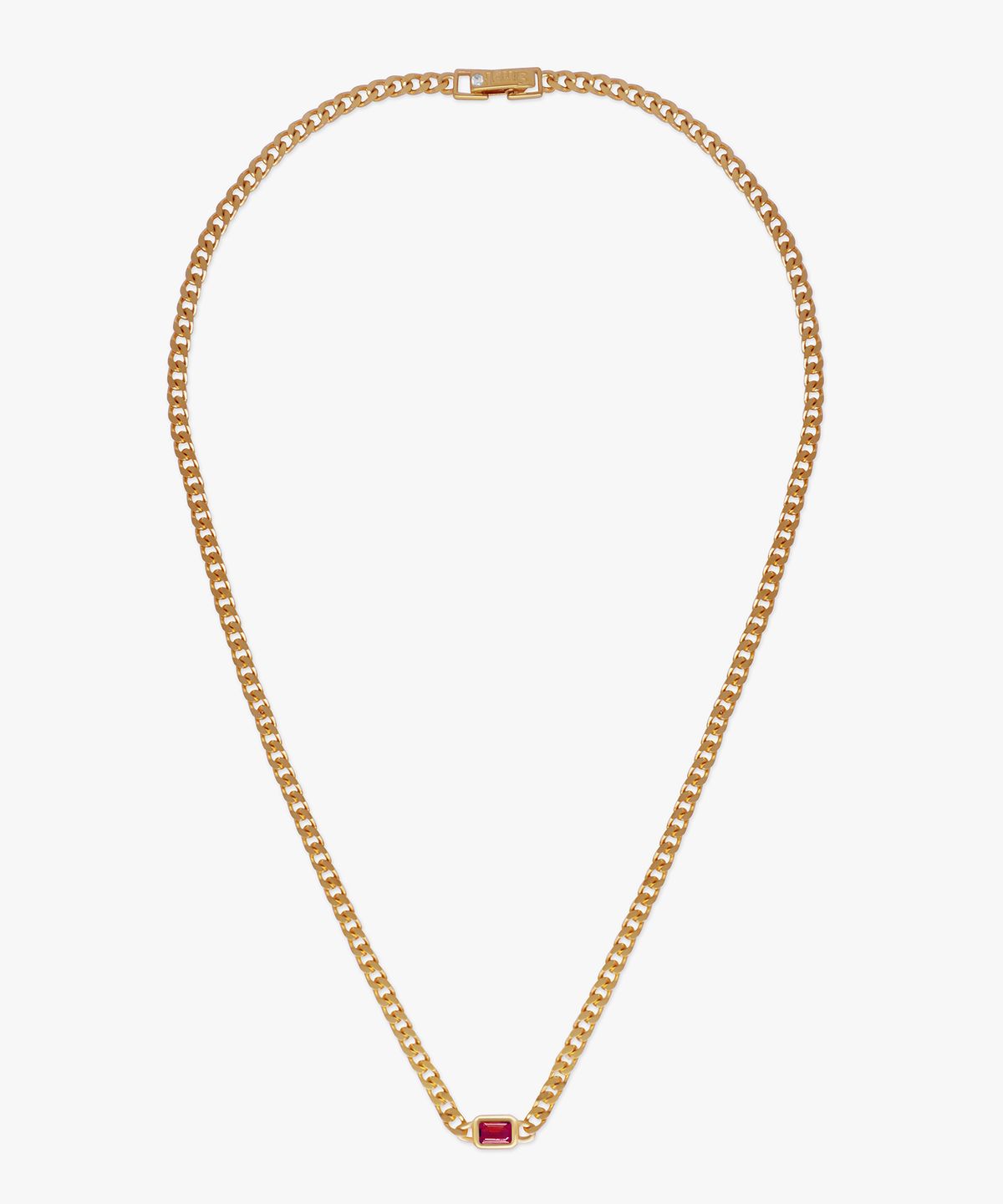 스몰굿띵(SMGT) STONE CHAIN 목걸이 [RUBY]