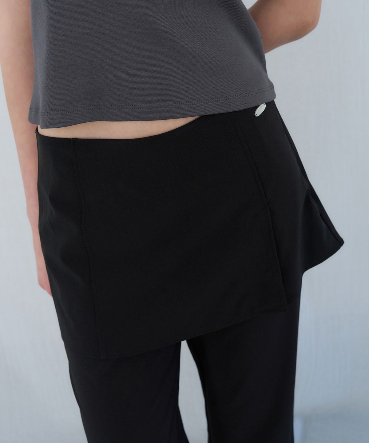 레테라(LETTERA) Side Slit Skirt Pants