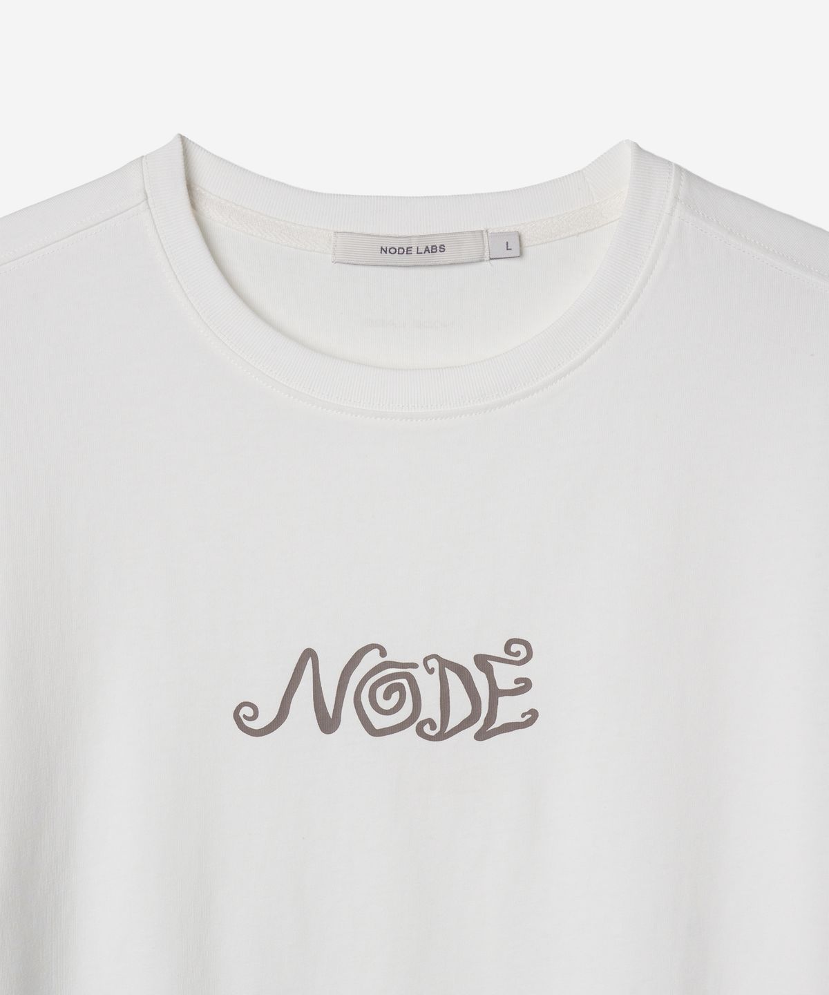 노드랩스(NODE LABS) DEV:11 노드 그래픽 반팔 티셔츠_화이트