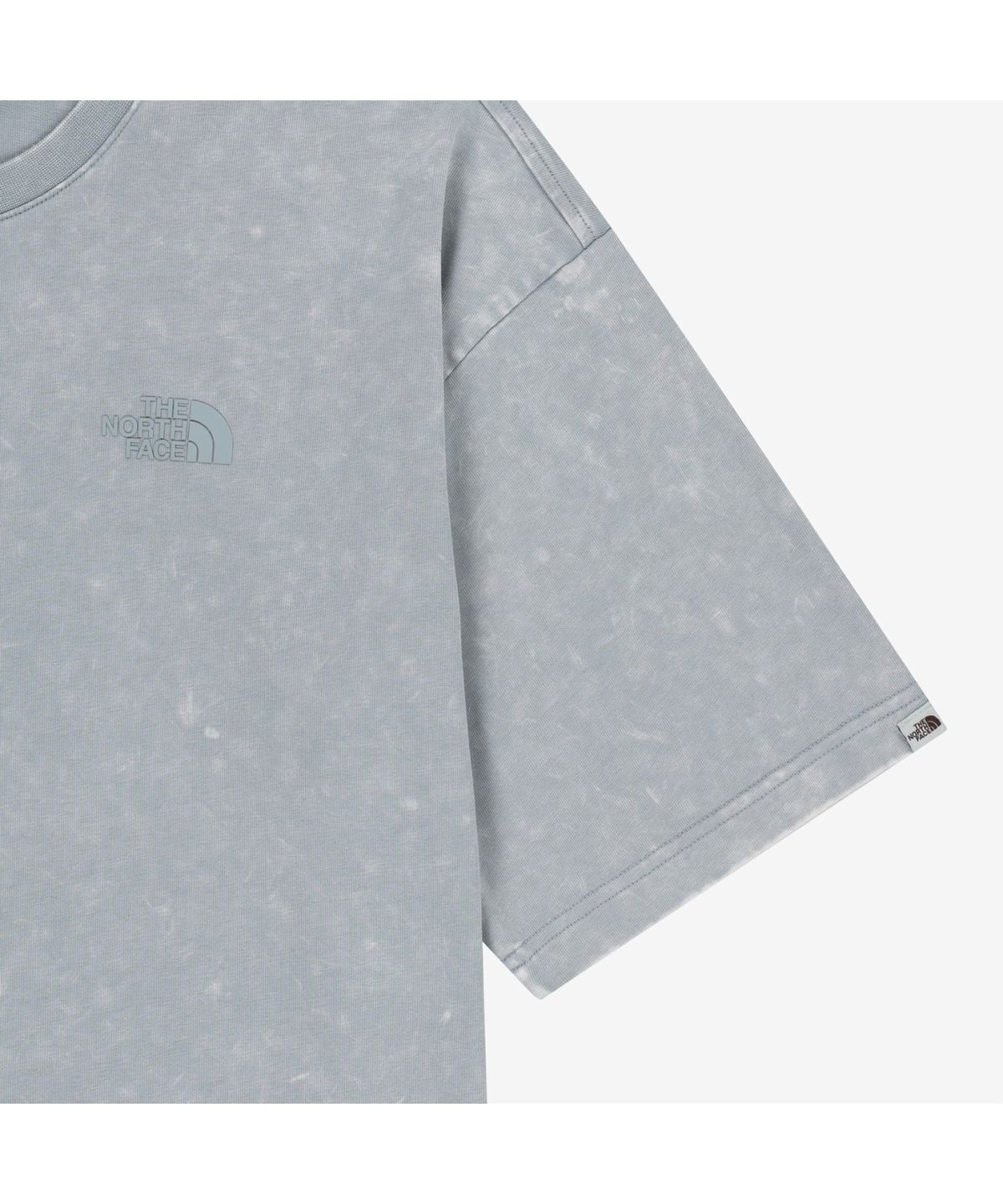 노스페이스(THE NORTH FACE) NT7US17K 오버엣지 반팔 티 BLUE GRAY