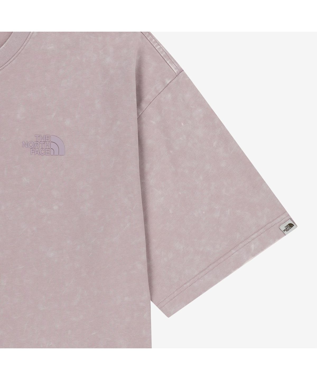 노스페이스(THE NORTH FACE) NT7US17L 오버엣지 반팔 티 PALE PINK