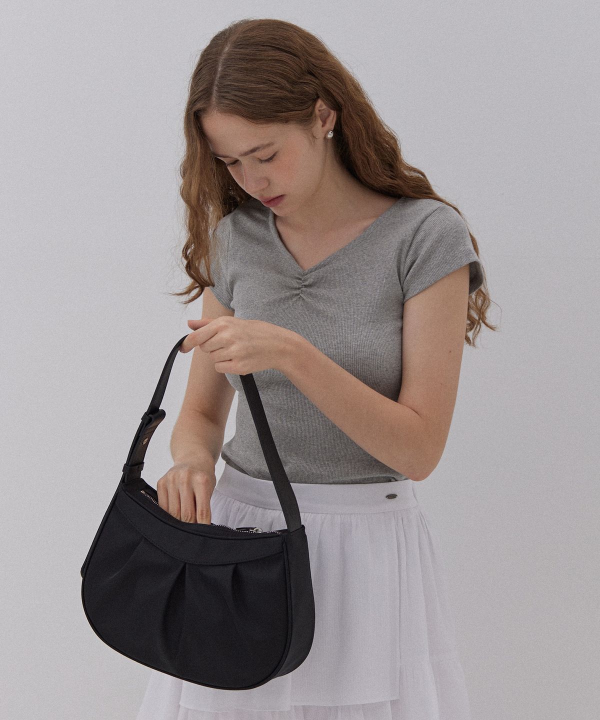 망고매니플리즈(MANGO MANY PLEASE) NETTA NYLON BAG