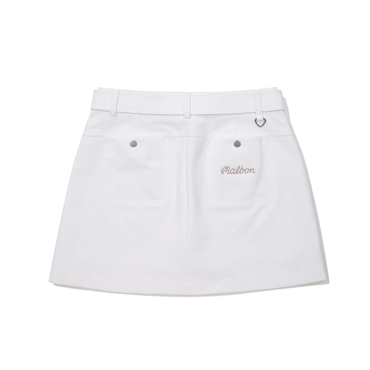 말본 골프(MALBON GOLF) H라인 옵션벨트 카고 스커트 WHITE (WOMAN)