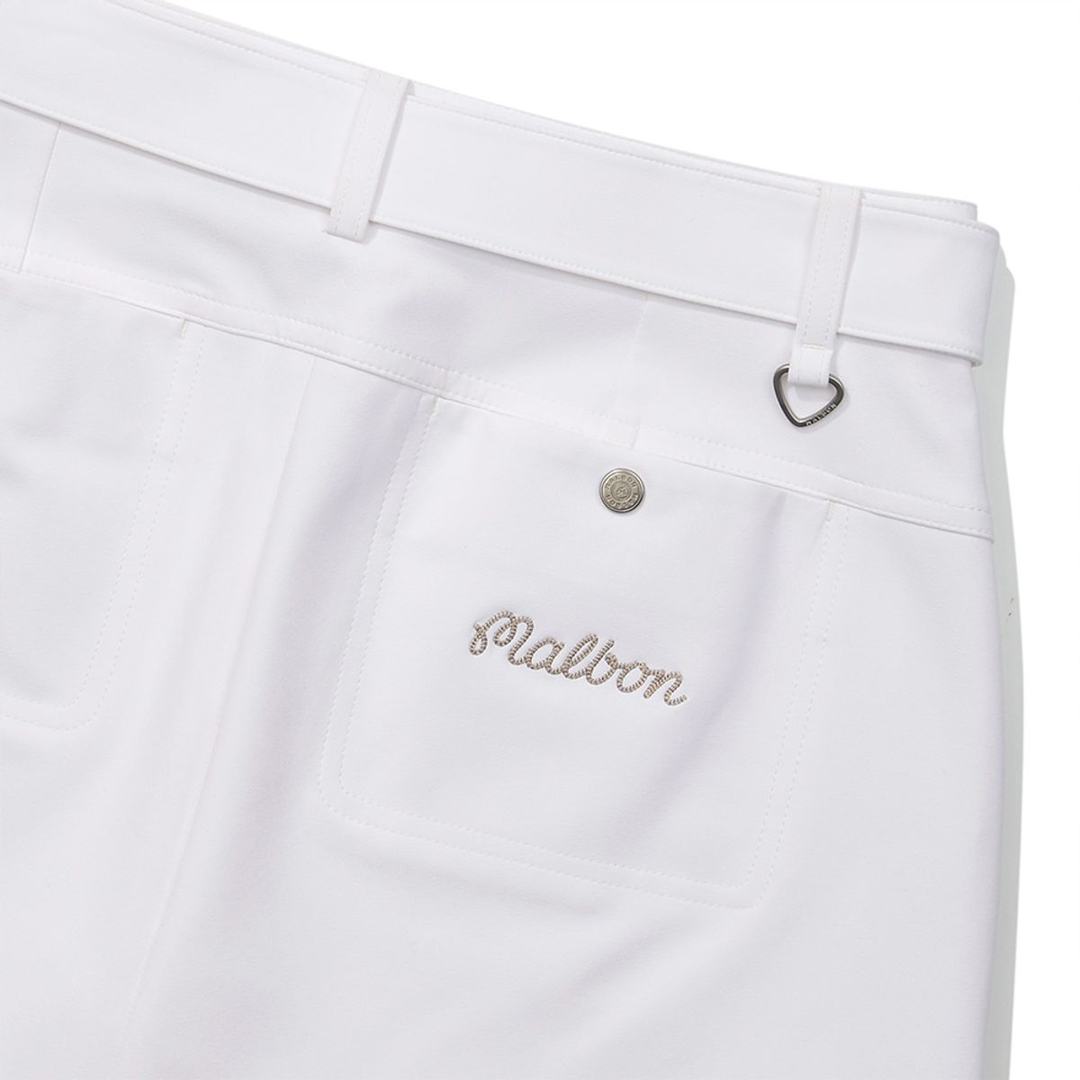 말본 골프(MALBON GOLF) H라인 옵션벨트 카고 스커트 WHITE (WOMAN)