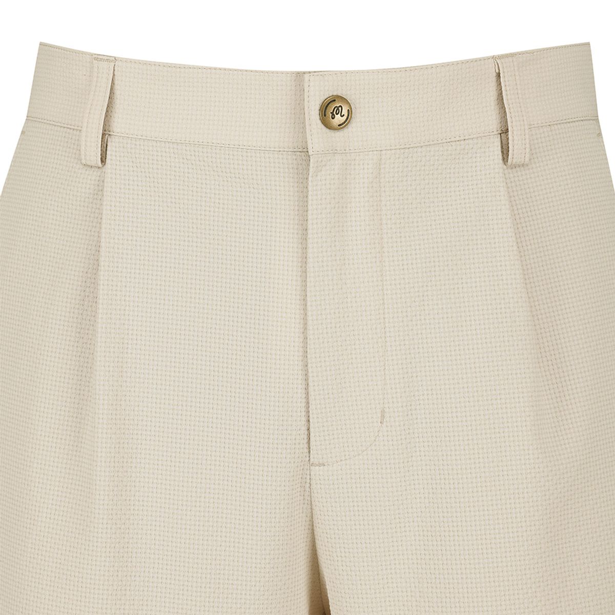 말본 골프(MALBON GOLF) 시어서커 하프 팬츠 BEIGE (MAN)