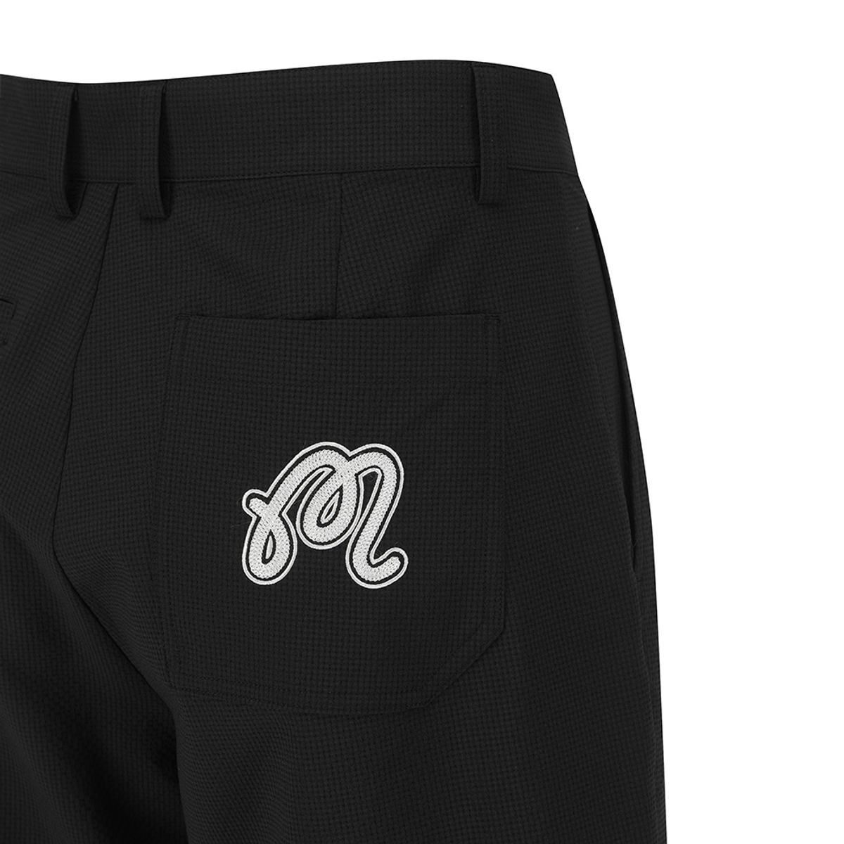 말본 골프(MALBON GOLF) 시어서커 하프 팬츠 BLACK (MAN)