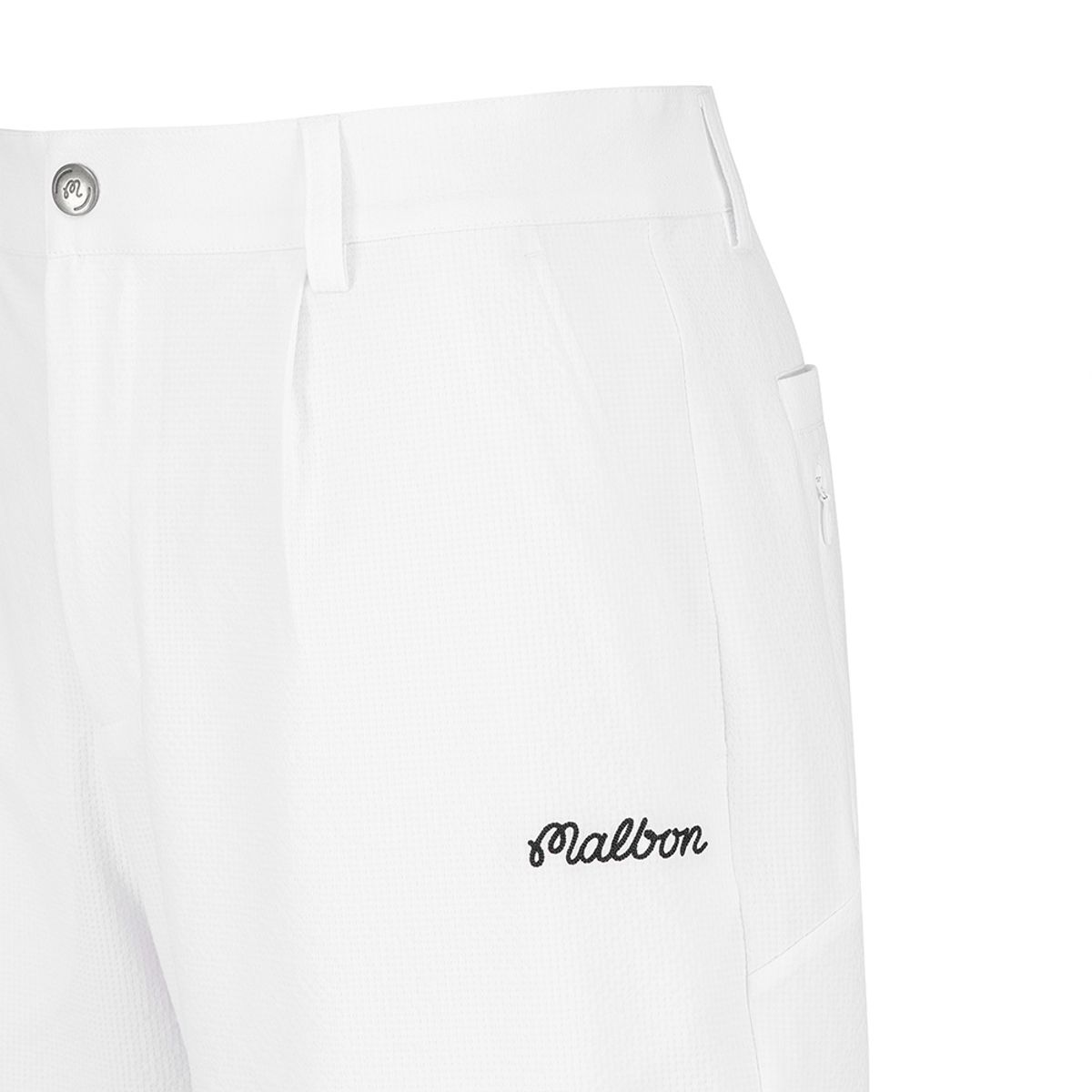 말본 골프(MALBON GOLF) 시어서커 하프 팬츠 OFF WHITE (MAN)
