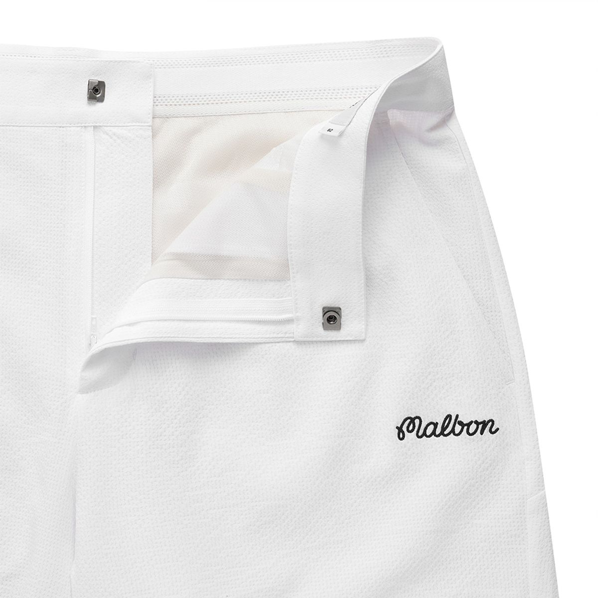 말본 골프(MALBON GOLF) 시어서커 하프 팬츠 OFF WHITE (MAN)