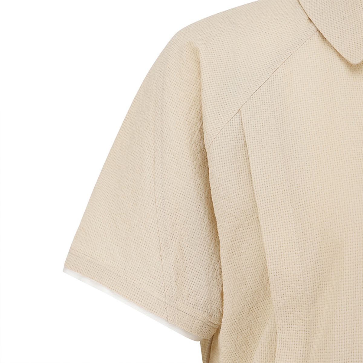 말본 골프(MALBON GOLF) 썸머 경량 카라 우븐 피스테 BEIGE (WOMAN)