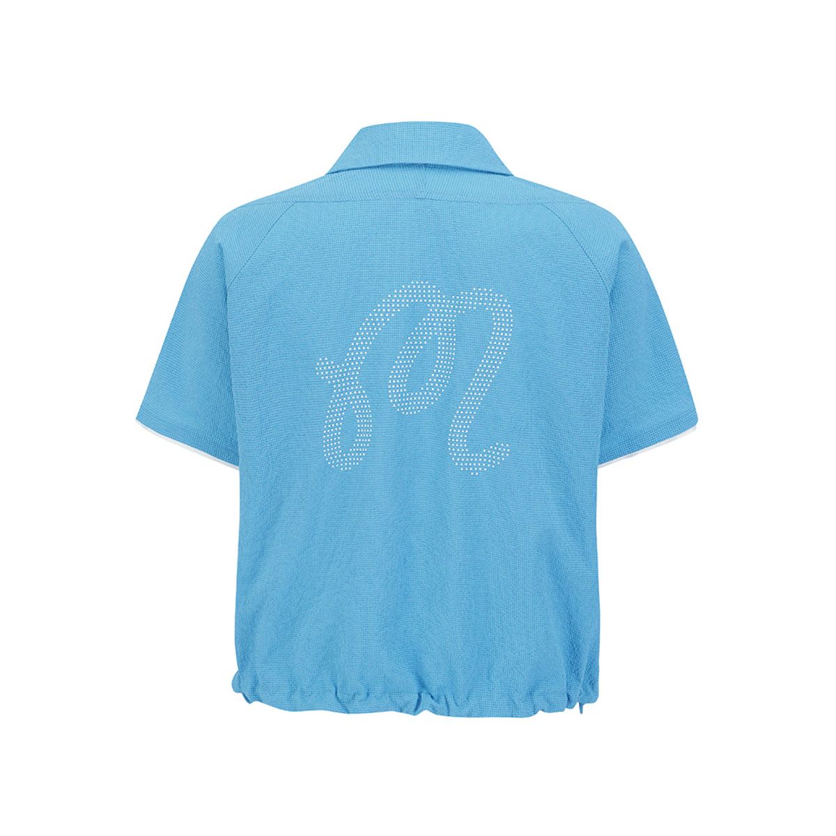 말본 골프(MALBON GOLF) 썸머 경량 카라 우븐 피스테 BLUE (WOMAN)