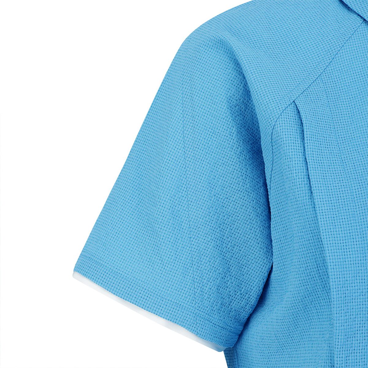 말본 골프(MALBON GOLF) 썸머 경량 카라 우븐 피스테 BLUE (WOMAN)