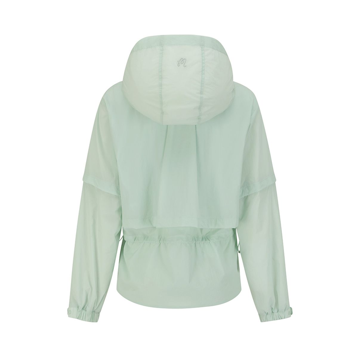 말본 골프(MALBON GOLF) 여성 후드 탈착 소매 믹스 자켓 LIGHT MINT (WOMAN)