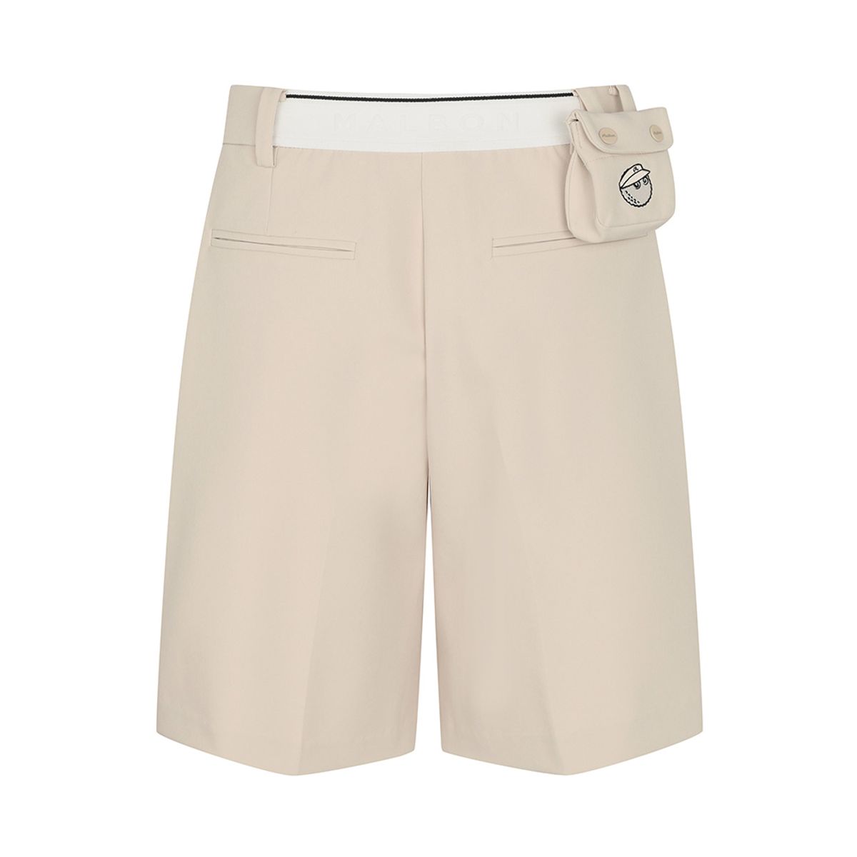 말본 골프(MALBON GOLF) 클래식 스트레이트 하프 팬츠 BEIGE (WOMAN)