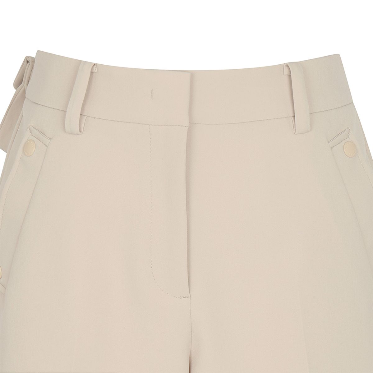 말본 골프(MALBON GOLF) 클래식 스트레이트 하프 팬츠 BEIGE (WOMAN)