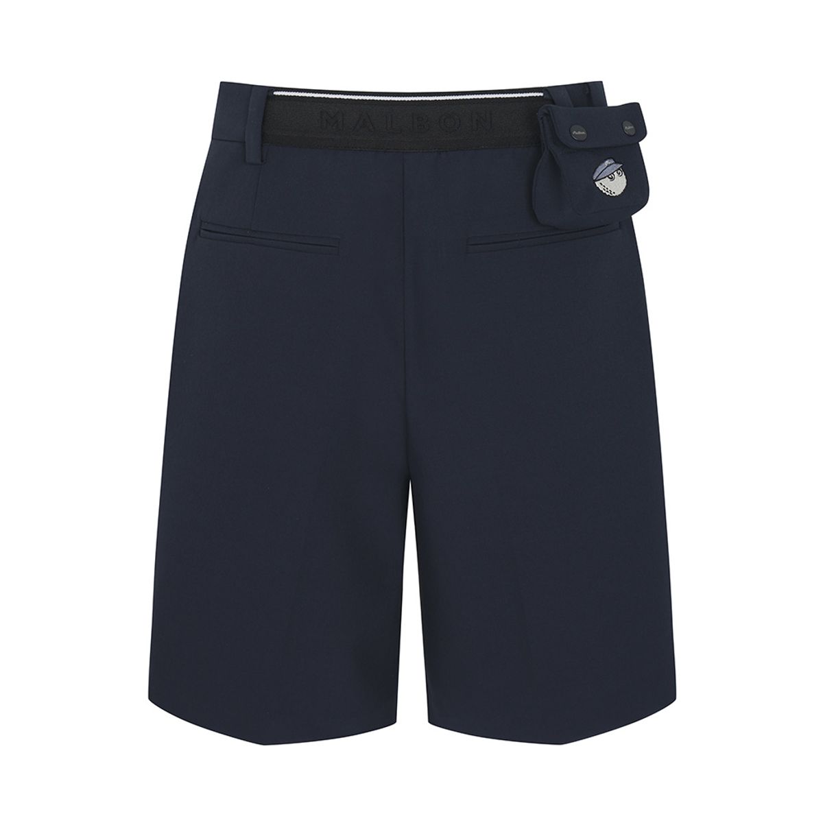 말본 골프(MALBON GOLF) 클래식 스트레이트 하프 팬츠 NAVY (WOMAN)