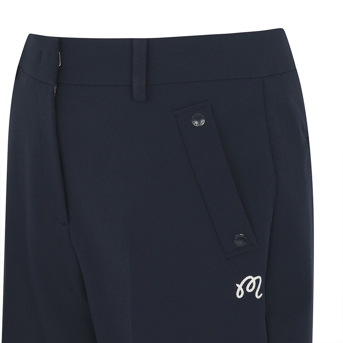 말본 골프(MALBON GOLF) 클래식 스트레이트 하프 팬츠 NAVY (WOMAN)