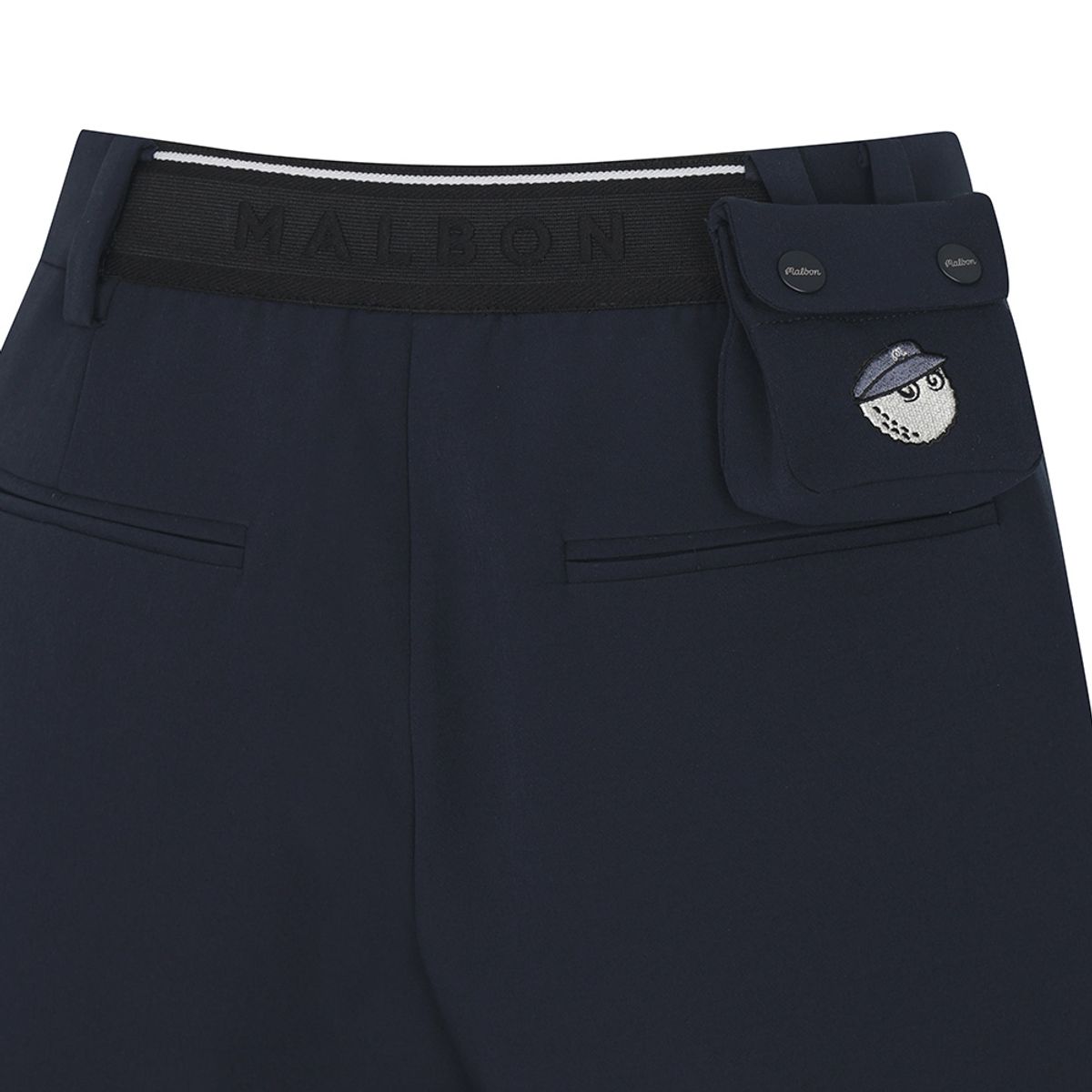 말본 골프(MALBON GOLF) 클래식 스트레이트 하프 팬츠 NAVY (WOMAN)