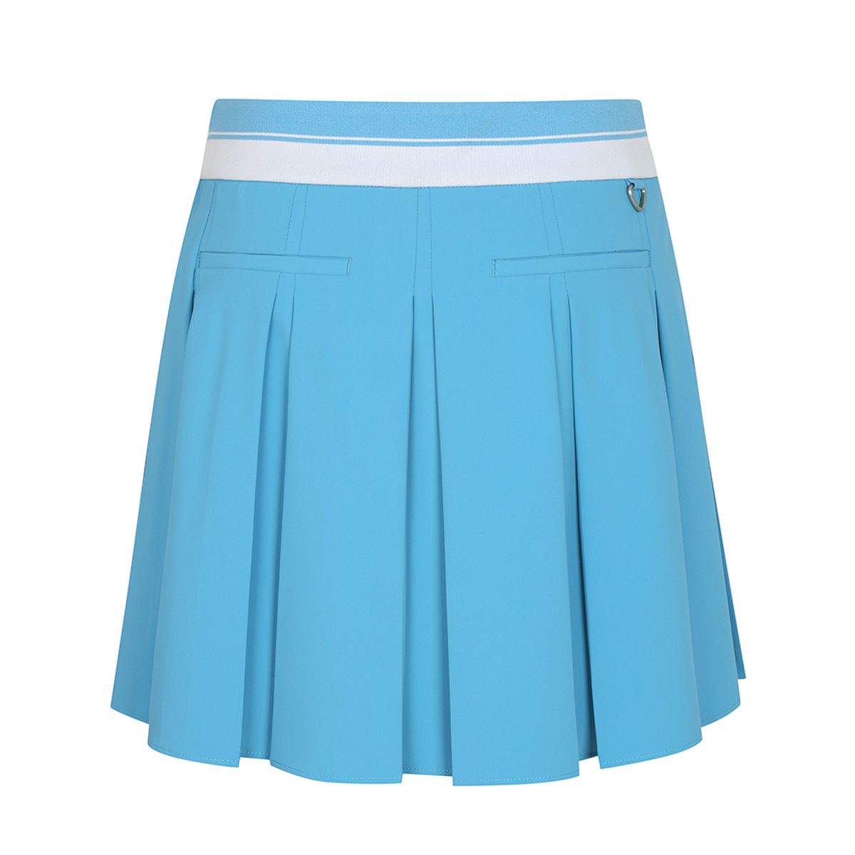 말본 골프(MALBON GOLF) 와이드 로고 밴딩 플리츠 스커트 BLUE (WOMAN)