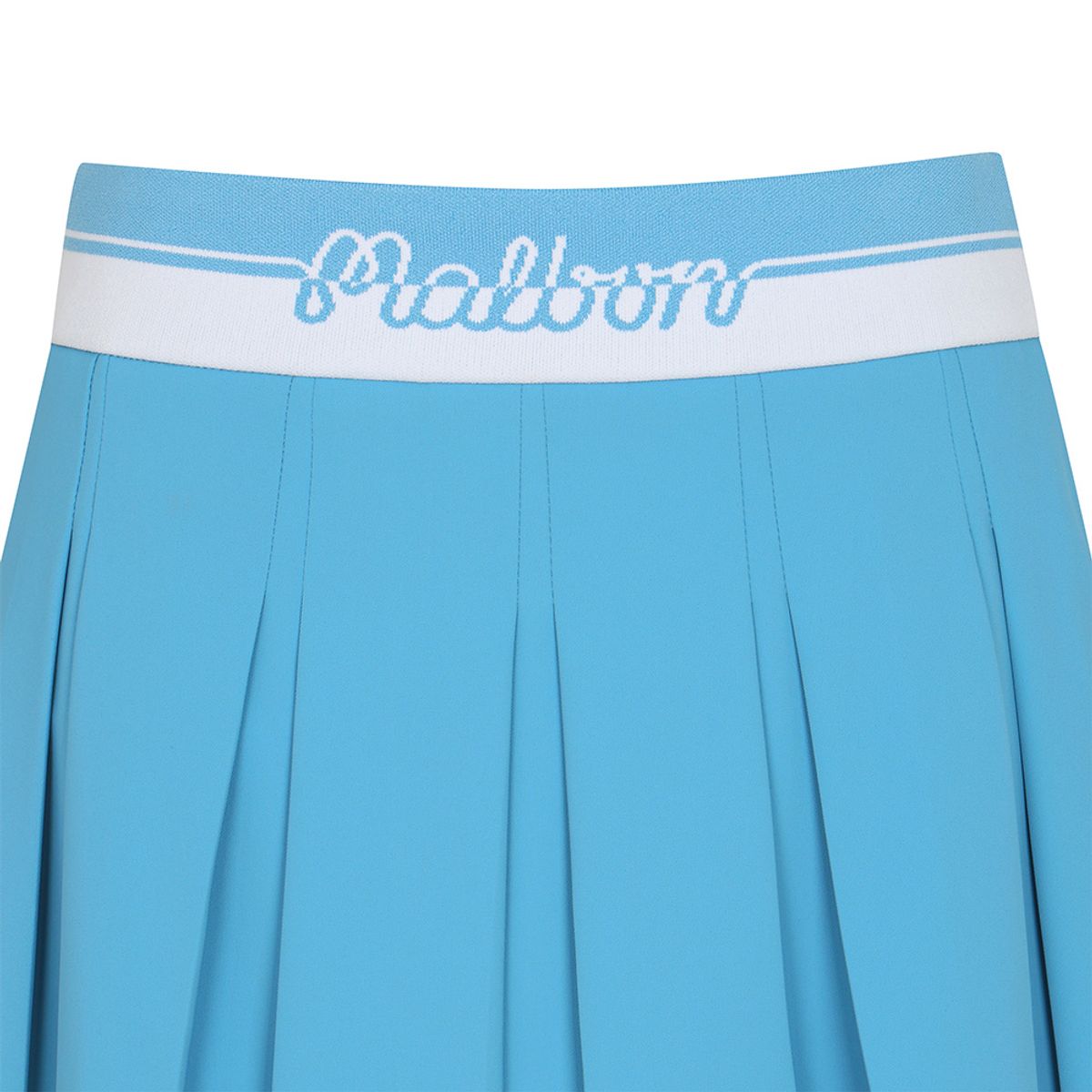말본 골프(MALBON GOLF) 와이드 로고 밴딩 플리츠 스커트 BLUE (WOMAN)