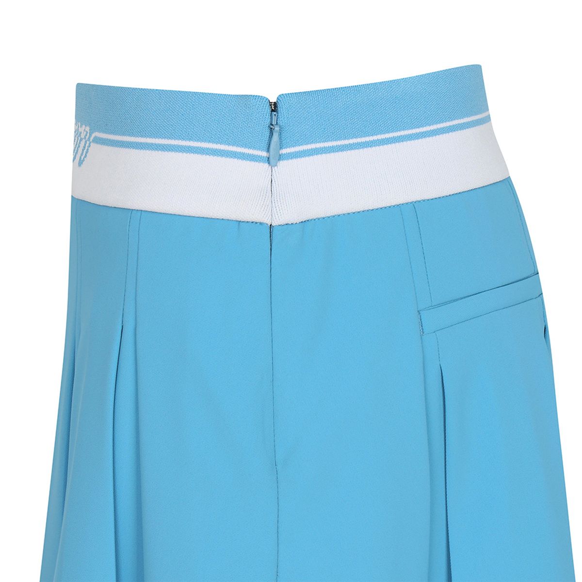 말본 골프(MALBON GOLF) 와이드 로고 밴딩 플리츠 스커트 BLUE (WOMAN)